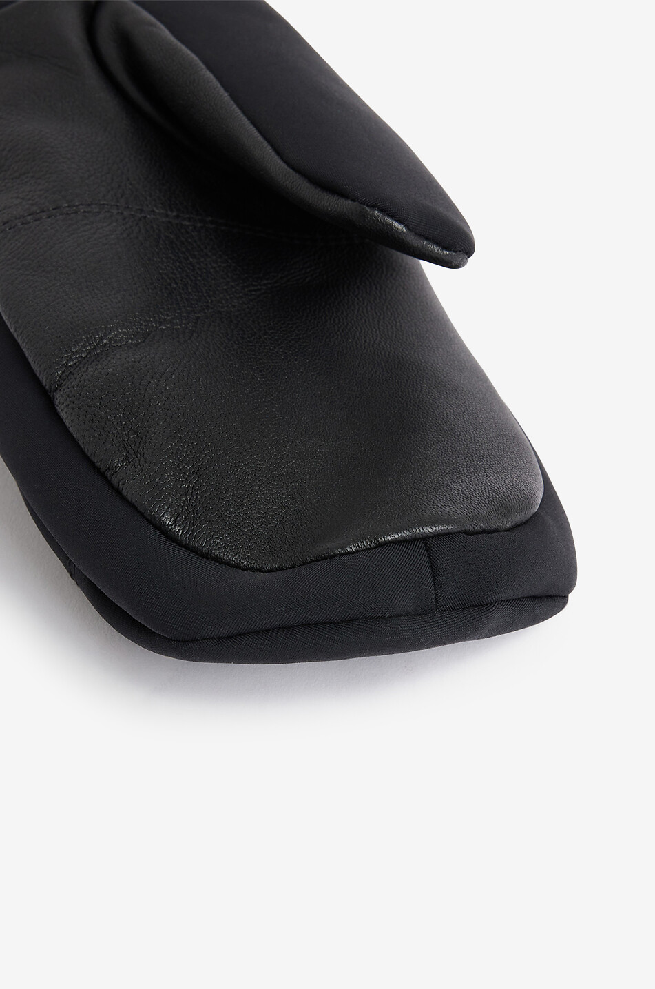 FUSALP Moufles de ski en softshell et cuir Glacier W Femme NOIR 4