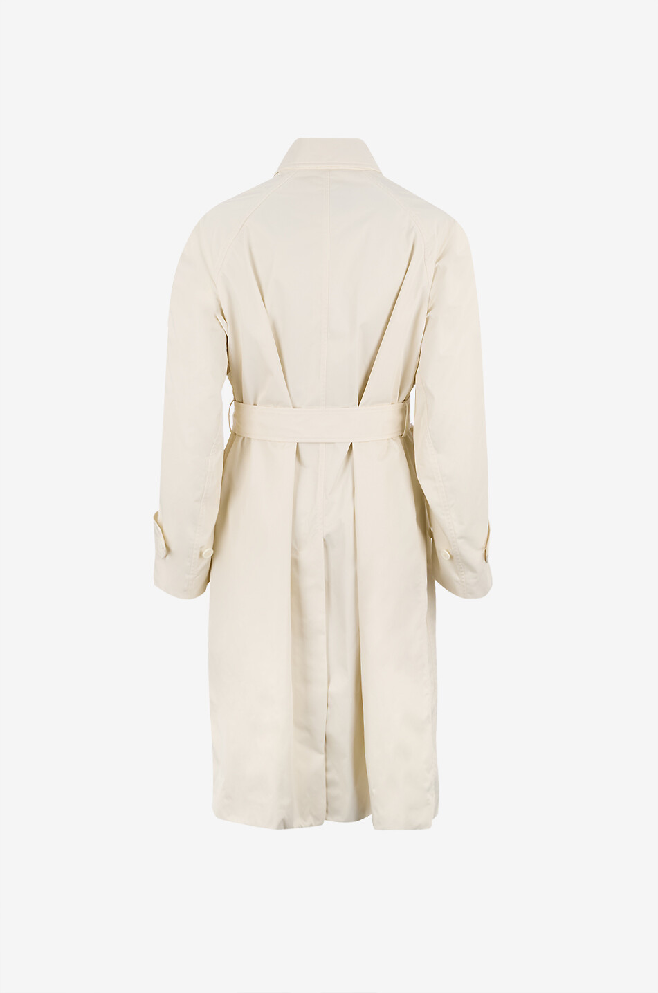 PHOEBE PHILO Comfy Car Coat lightweight oversize technical twill coat Women EGGSHELL 2