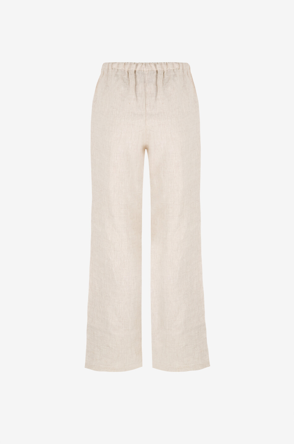 REFORMATION Olina Oatmeal linen wide-leg trousers Women BEIGE 2