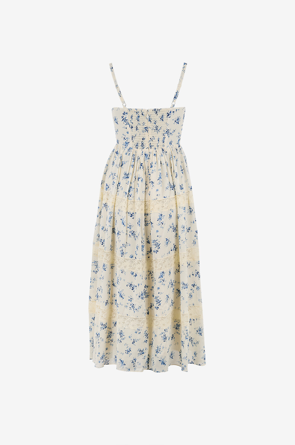 REFORMATION Dina Orlaya georgette and lace sundress Women MULTI COLOURED 2