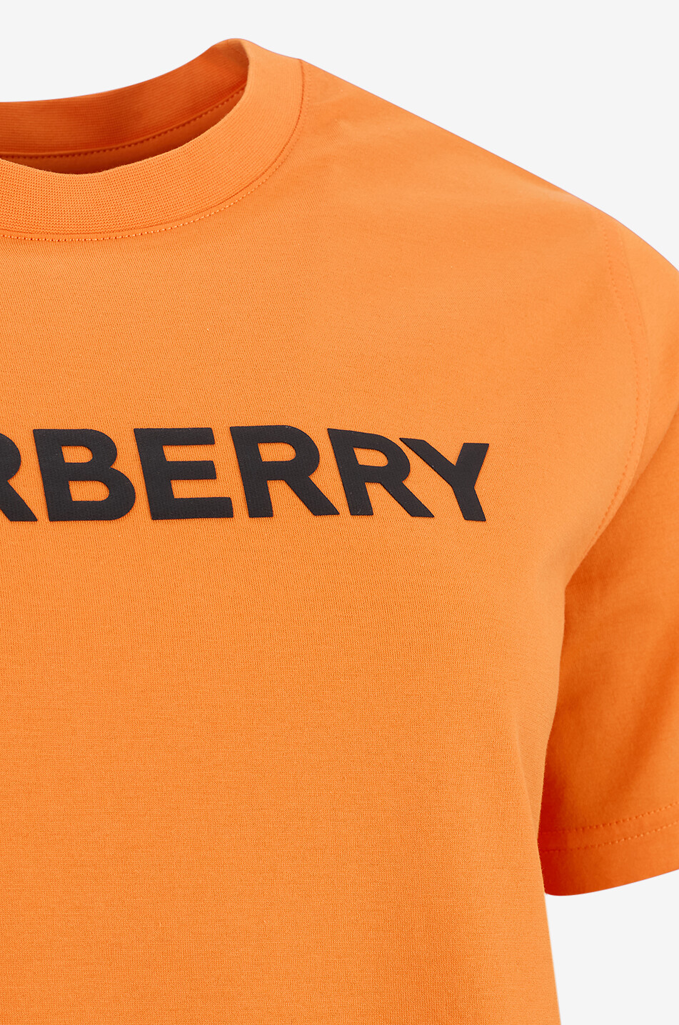 BURBERRY T-shirt à manches courtes en coton Margot Femme ORANGE 3