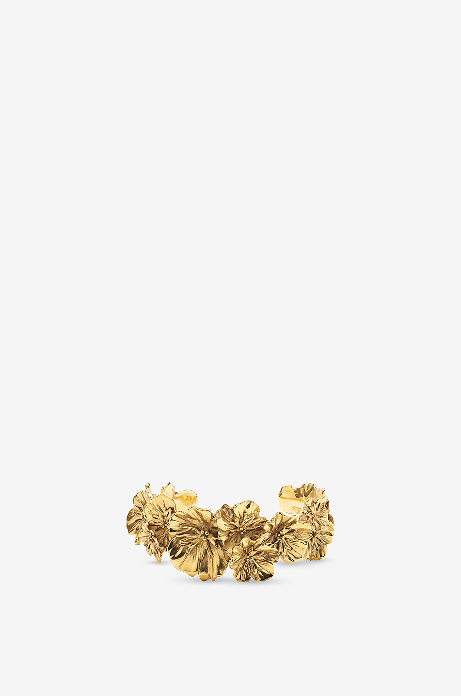 Goldener Armreif Fleur de Pavot