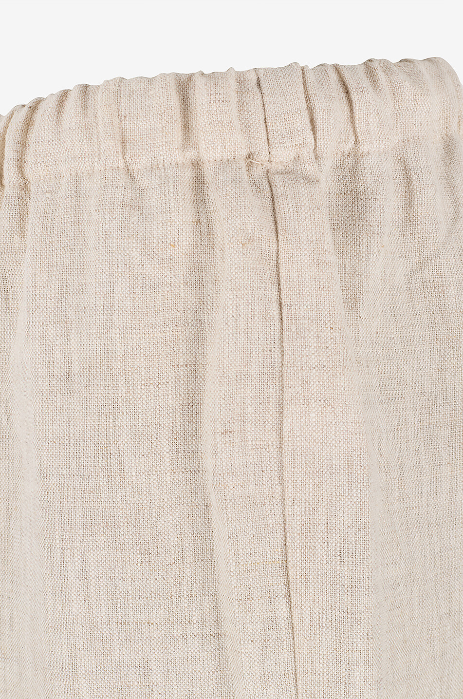 REFORMATION Olina Oatmeal linen wide-leg trousers Women BEIGE 7
