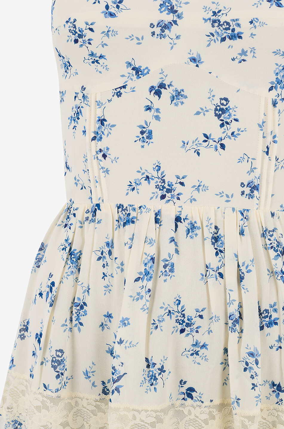 REFORMATION Dina Orlaya georgette and lace sundress Women MULTI COLOURED 7