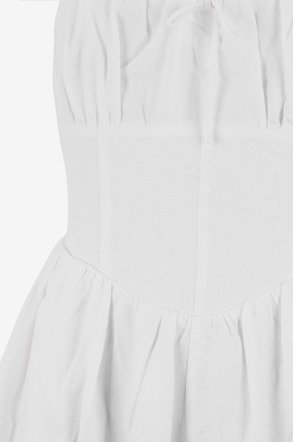 REFORMATION Balia White linen midi sundress Women WHITE 9