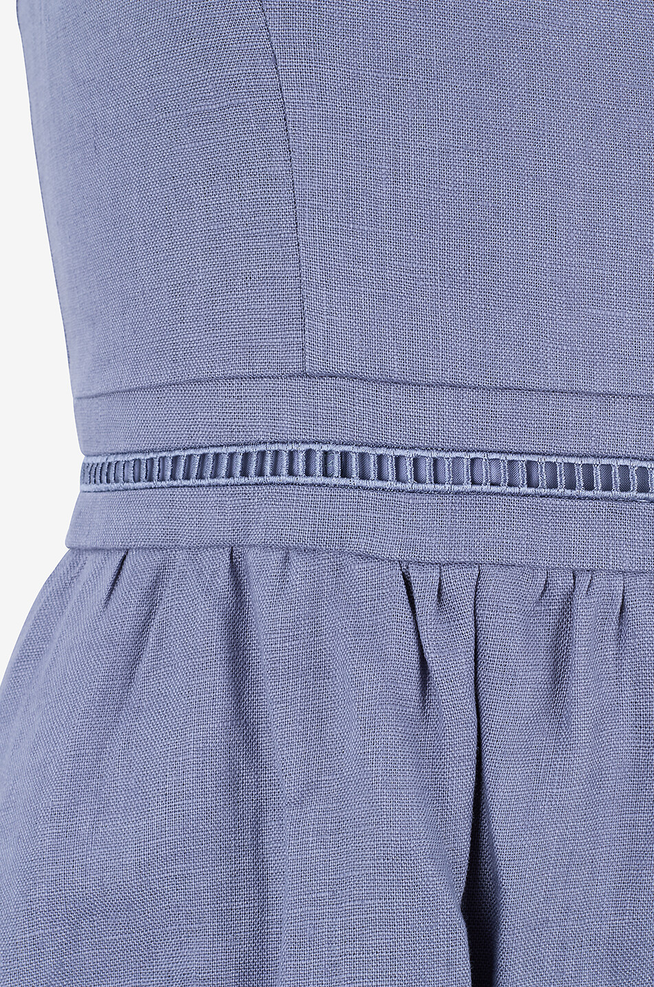REFORMATION Träger-Midikleid aus Leinen Everett Cornflower Damen BLAU 7