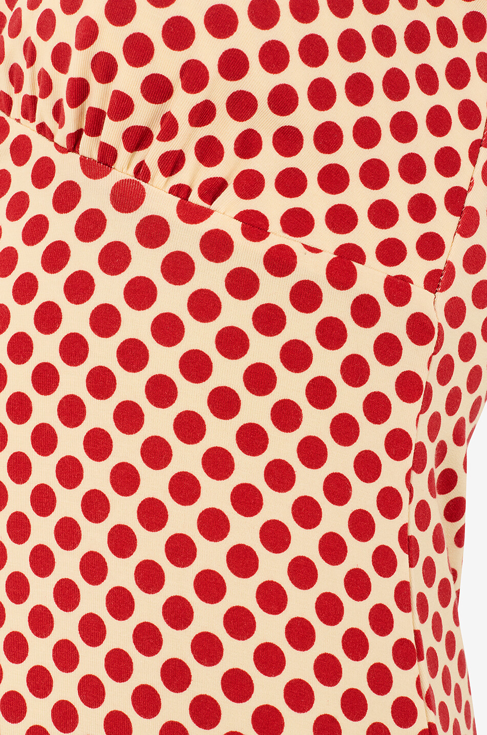 REFORMATION Brayden Pamplona Dot wrap effect midi jersey dress Women RED 7