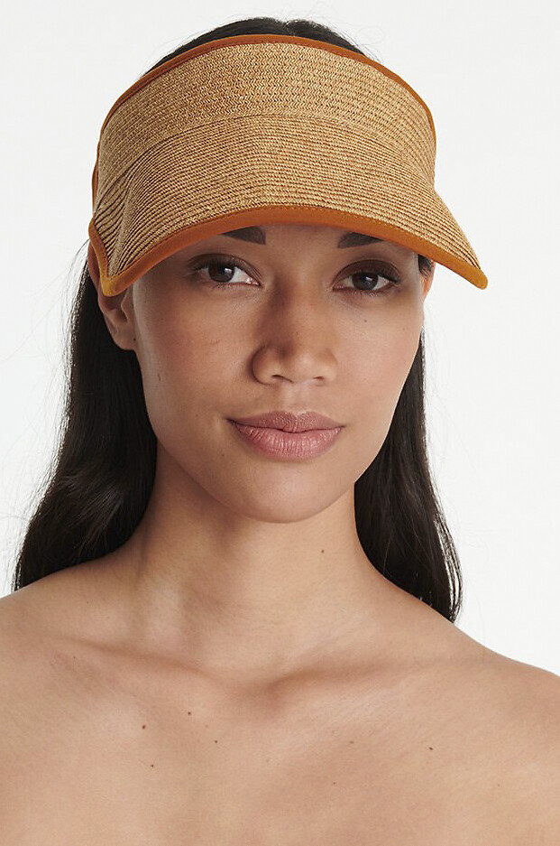 ERES Carla straw visor Women MULTI COLOURED 2 2
