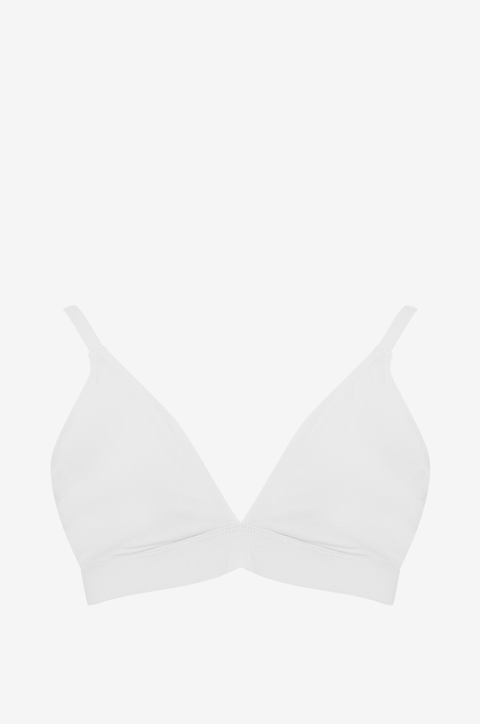 Organic cotton triangle bra