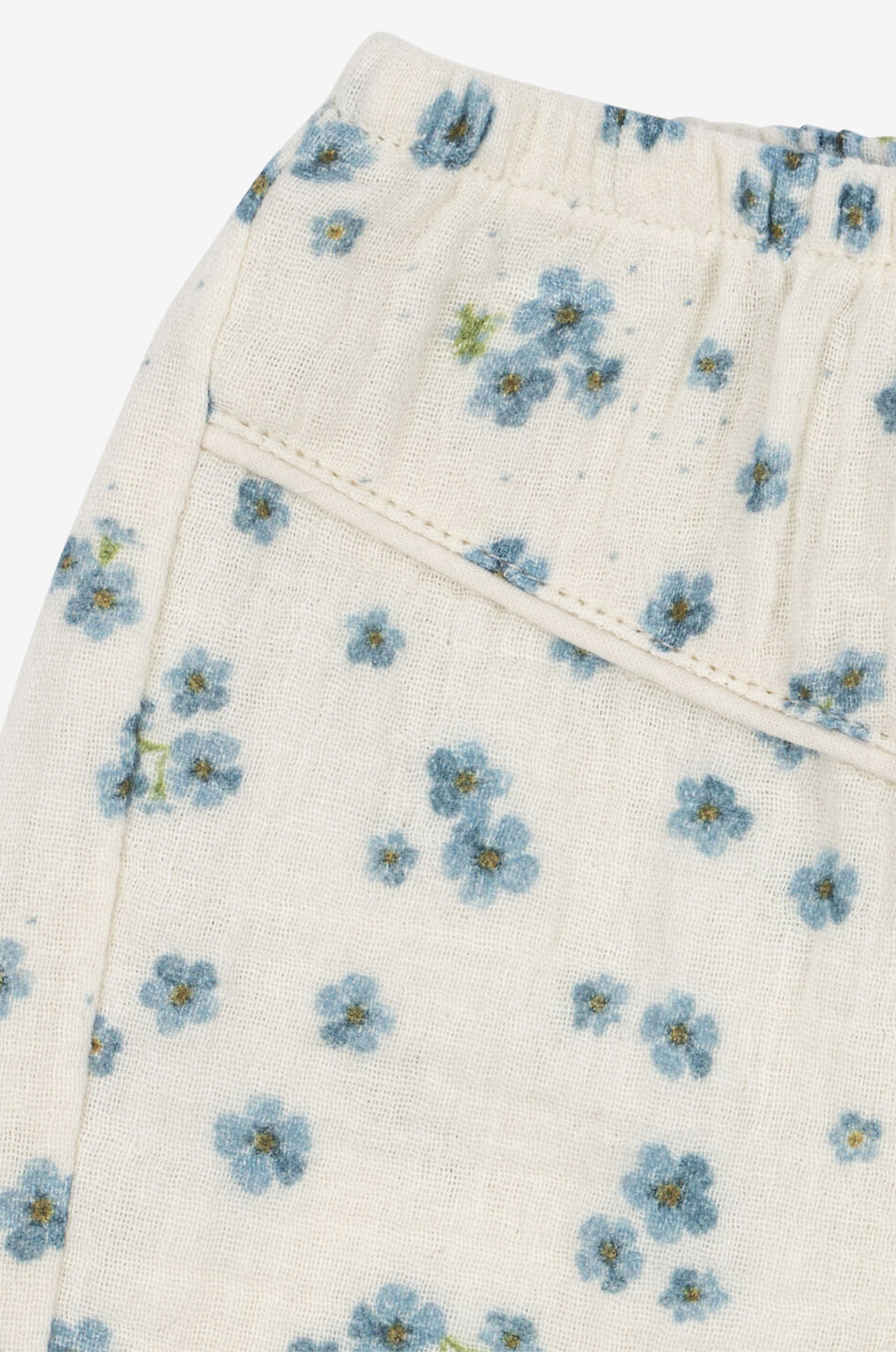 KONGES SLØJD Mädchen-Musselin-Shorts Mioblu  CREMEFARBEN 3