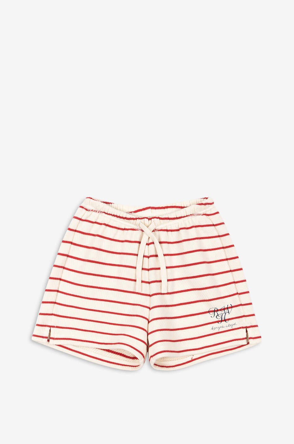 KONGES SLØJD Short rayé en jersey garçon RHW x ks Largo  ROUGE 1