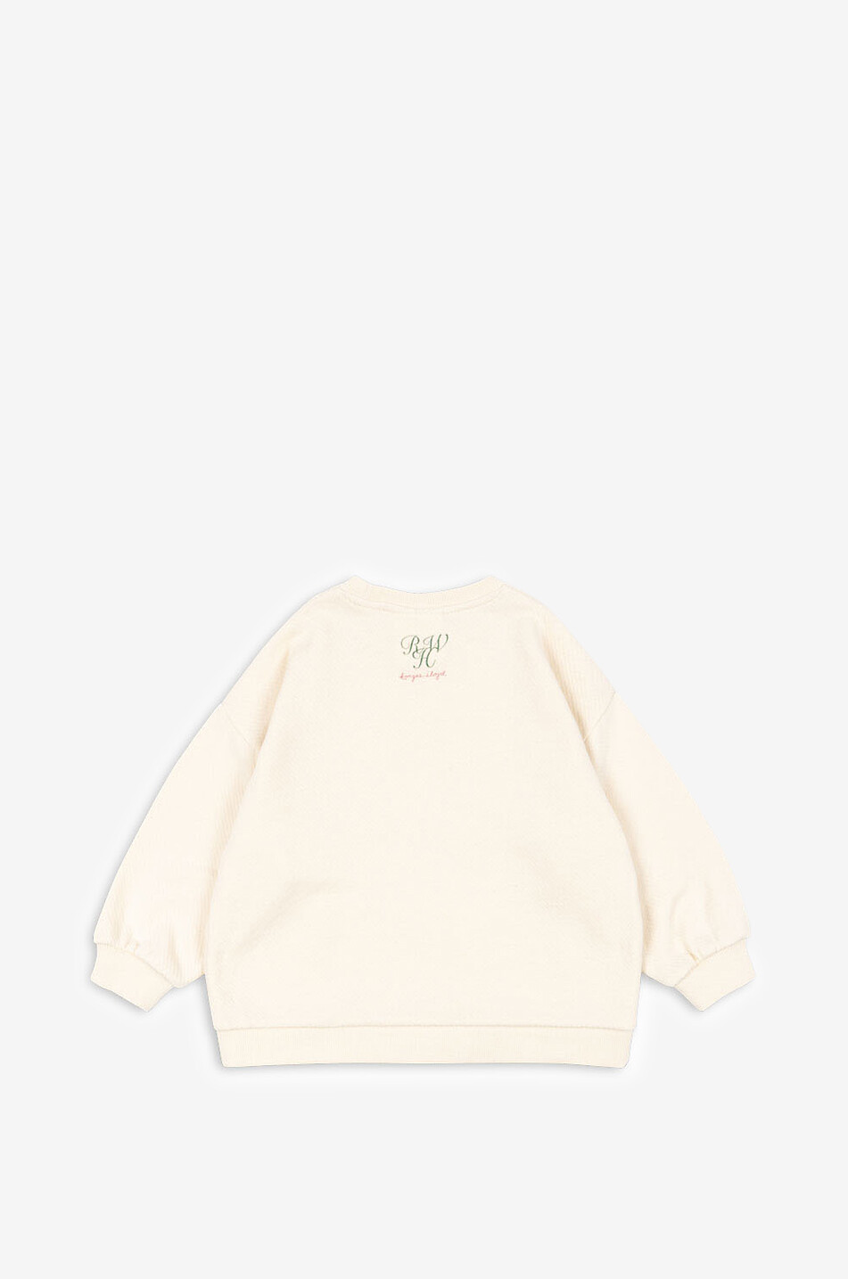 KONGES SLØJD Sweat-shirt à col rond fille RHW x ks Bella  BLANC CASSE 2
