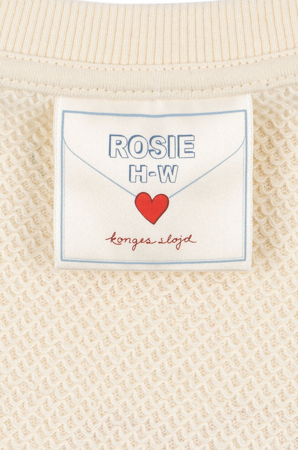 KONGES SLØJD Sweat-shirt à col rond fille RHW x ks Bella  BLANC CASSE 6