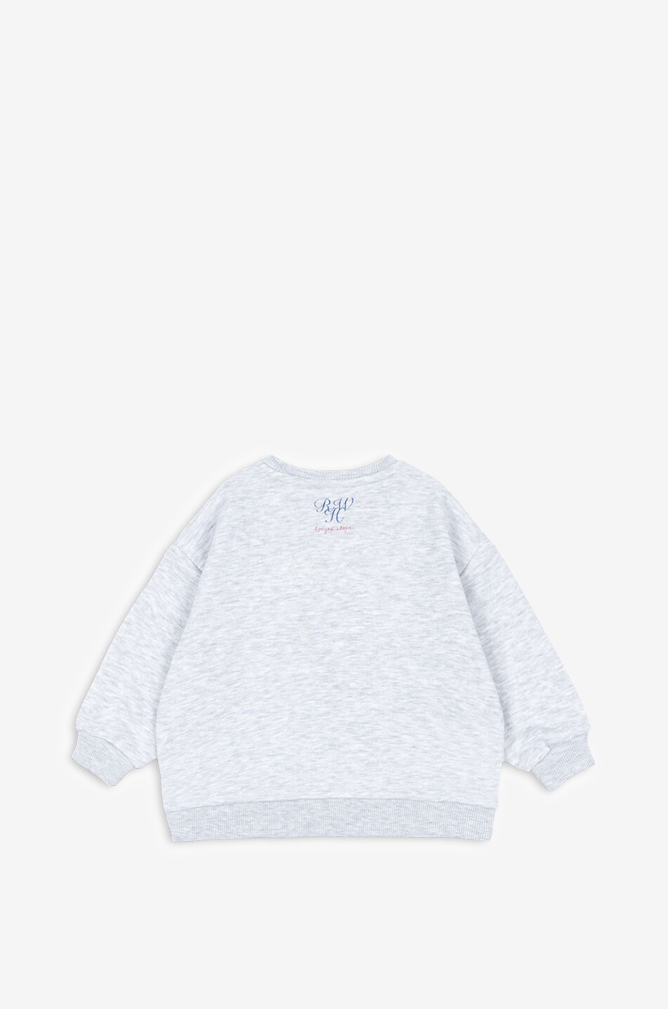 KONGES SLØJD Sweat-shirt à col rond garçon Jack of Hearts Fille GRIS CLAIR 2