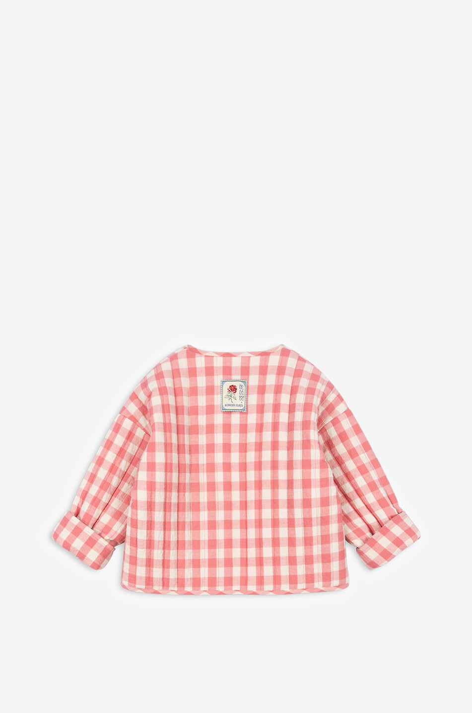KONGES SLØJD Veste ouatée à carreaux vichy fille RWH x ks Bella  ROSE 2