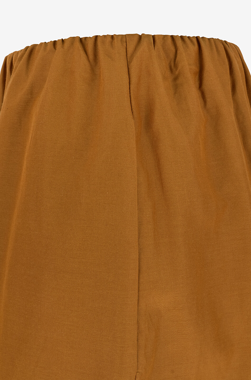 LOULOU DE SAISON Jupe longue en coton et soie Carmen Femme MARRON CLAIR 3