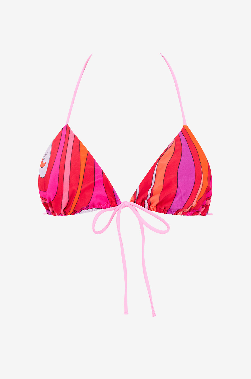 PUCCI Haut de bikini triangle dos nu Iride Femme ROSE 1