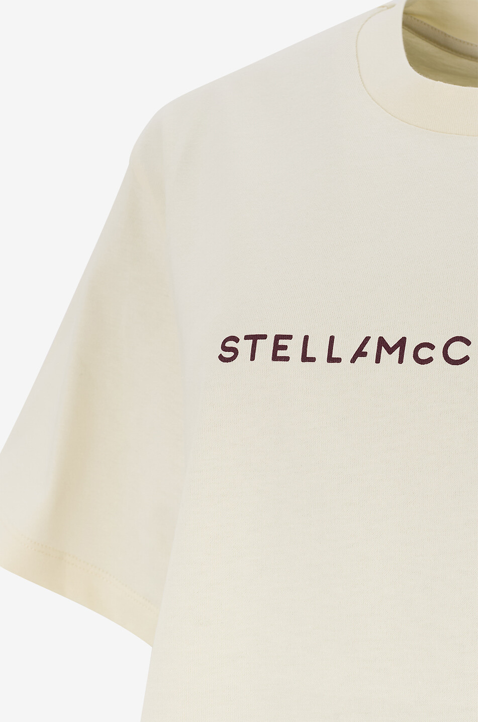 STELLA McCARTNEY STELLA Logo oversize organic cotton T-shirt Women WHITE 3