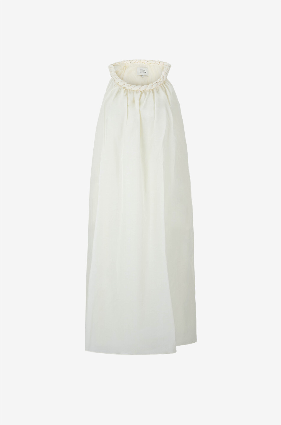 Robe longue en coton et soie Kika