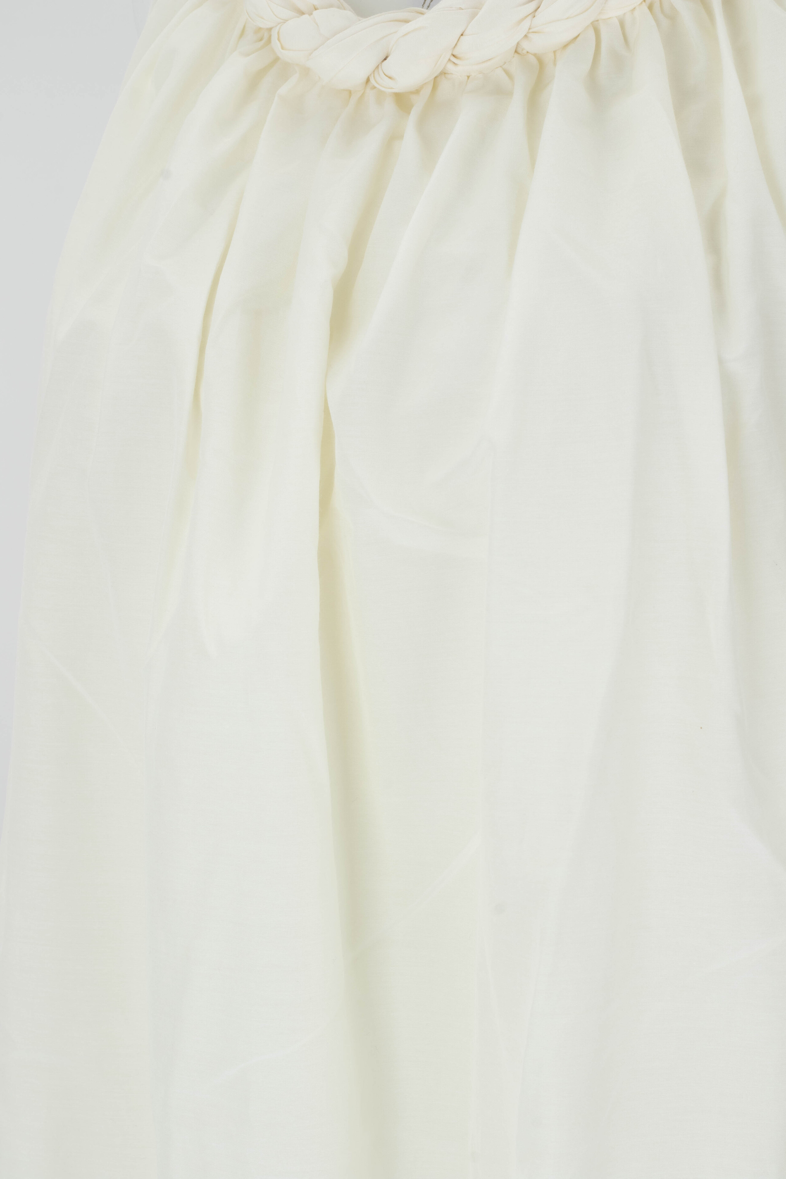 LOULOU DE SAISON Robe longue en coton et soie Kika Femme BLANC CASSE 3