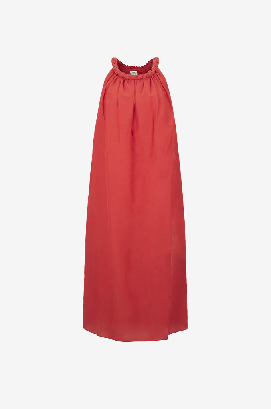 Robe longue en coton et soie Kika