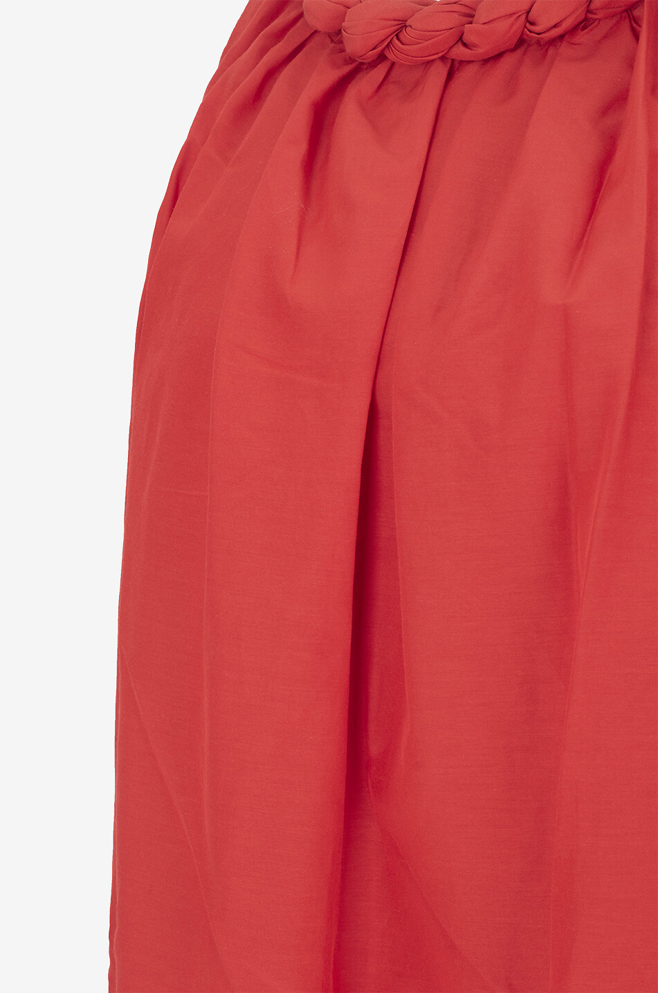 LOULOU DE SAISON Robe longue en coton et soie Kika Femme ROUGE 3