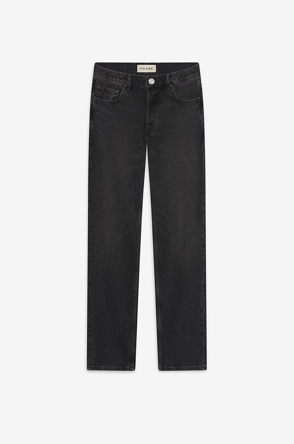 FRAME Jean droit en coton Relaxed Jean Homme NOIR 1
