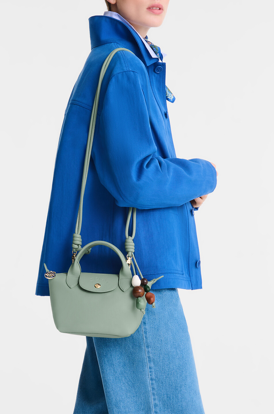 LONGCHAMP Handtasche aus Glattleder Le Pliage Xtra XS Damen GRÜN 2