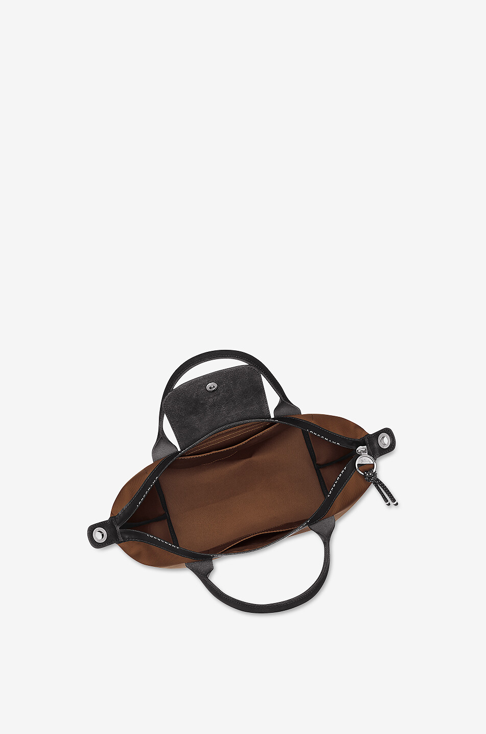 LONGCHAMP Handtasche aus recyceltem Canvas Le Pliage Energy S Damen DUNKELBRAUN 5