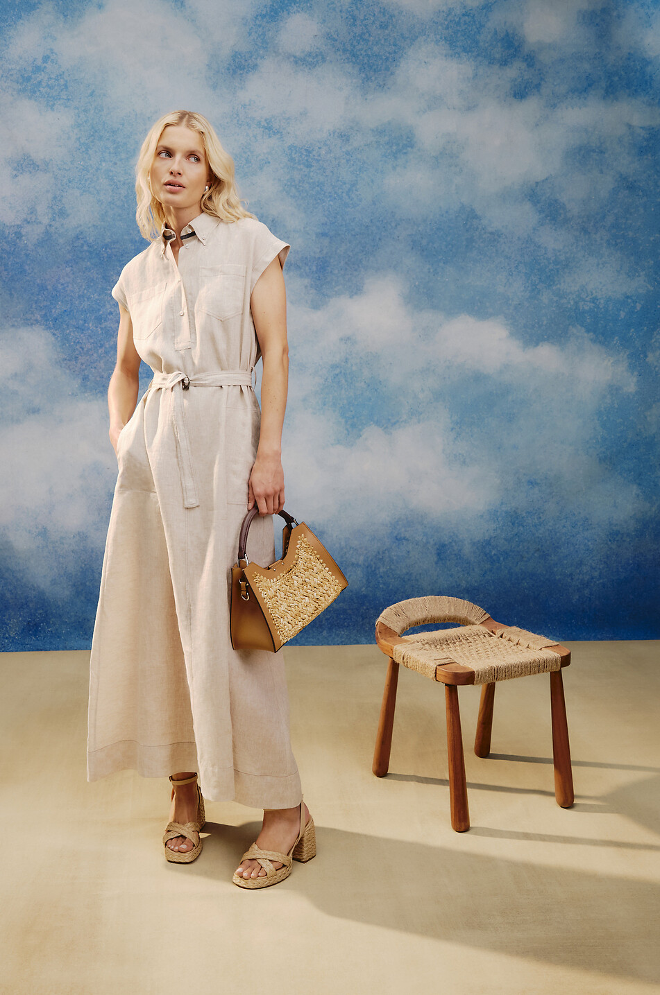 LIE STUDIO Clous d'oreilles dorés The Camille Femme ARGENT 3