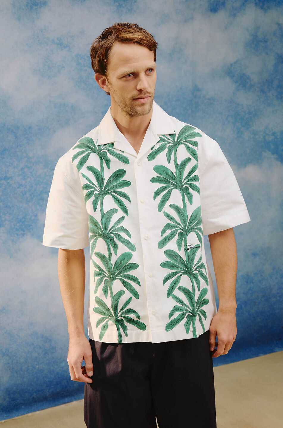 Hose aus Baumwollpopeline Pyjama