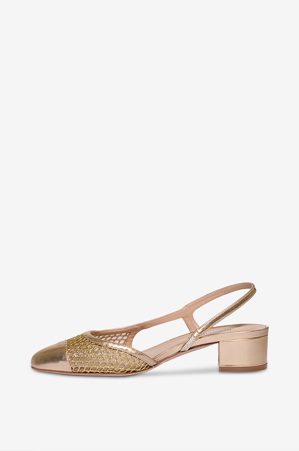 Slingback-Pumps aus Netzstoff Ninfa 40