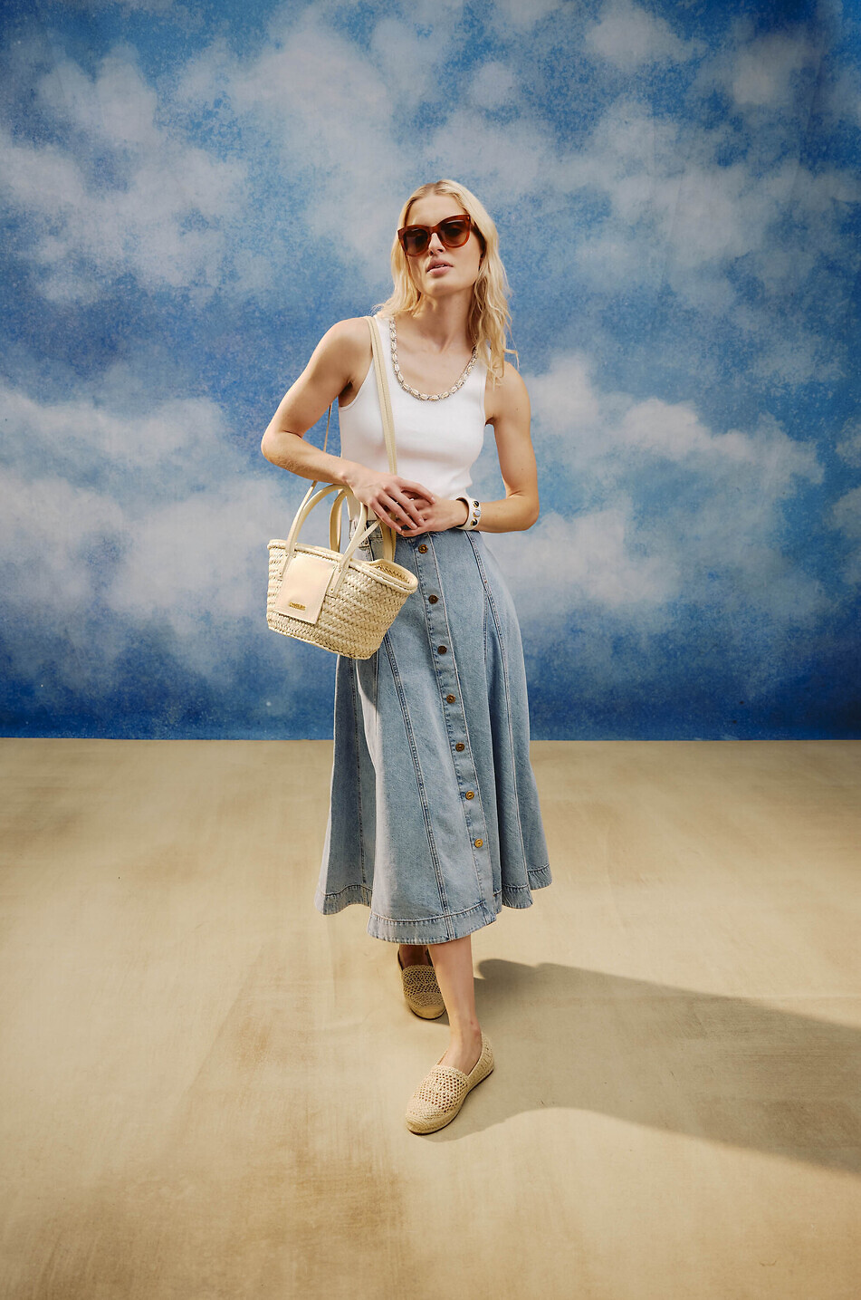 HELENE PRIME Manschette aus Horn und Steinen Gaia III Blonde - Mini Damen BUNT5 2