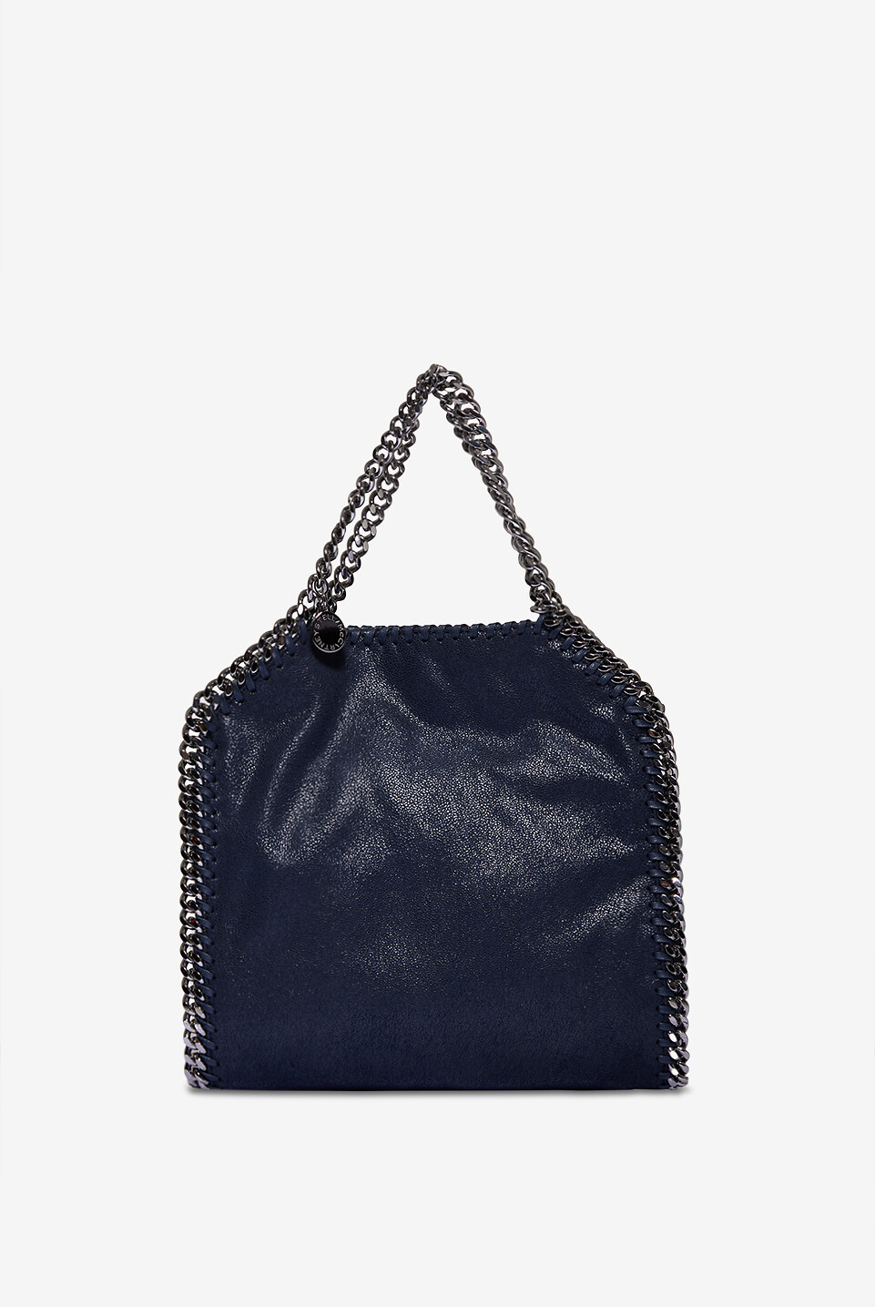 STELLA McCARTNEY Falabella Shaggy Deer Mini Tote in faux suede Women DARK BLUE 1