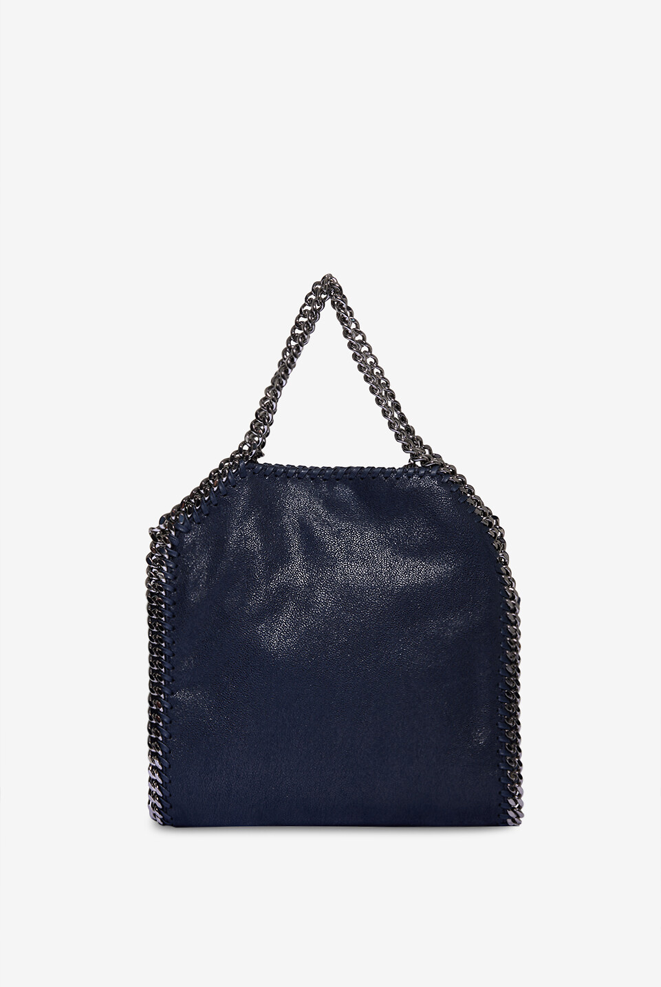STELLA McCARTNEY Falabella Shaggy Deer Mini Tote in faux suede Women DARK BLUE 3