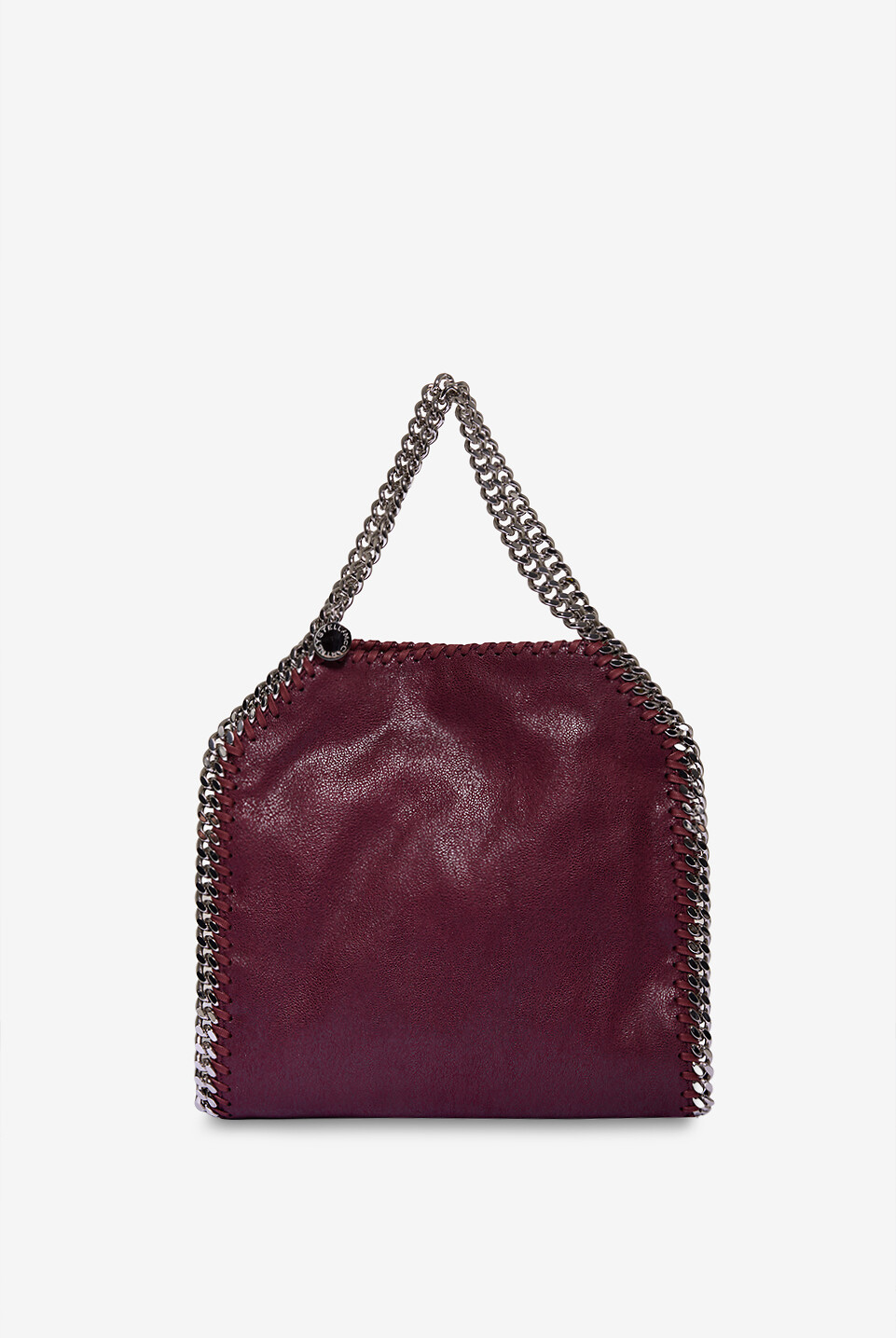 STELLA McCARTNEY Shopper aus Kunstwildleder Falabella Mini Damen DUNKELROT 1