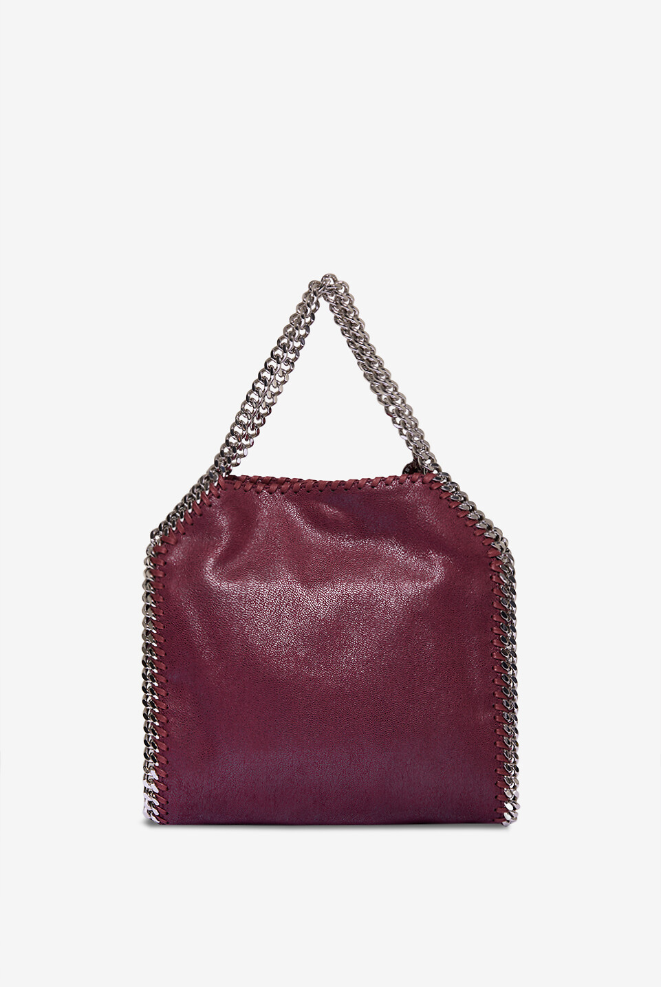 STELLA McCARTNEY Shopper aus Kunstwildleder Falabella Mini Damen DUNKELROT 3