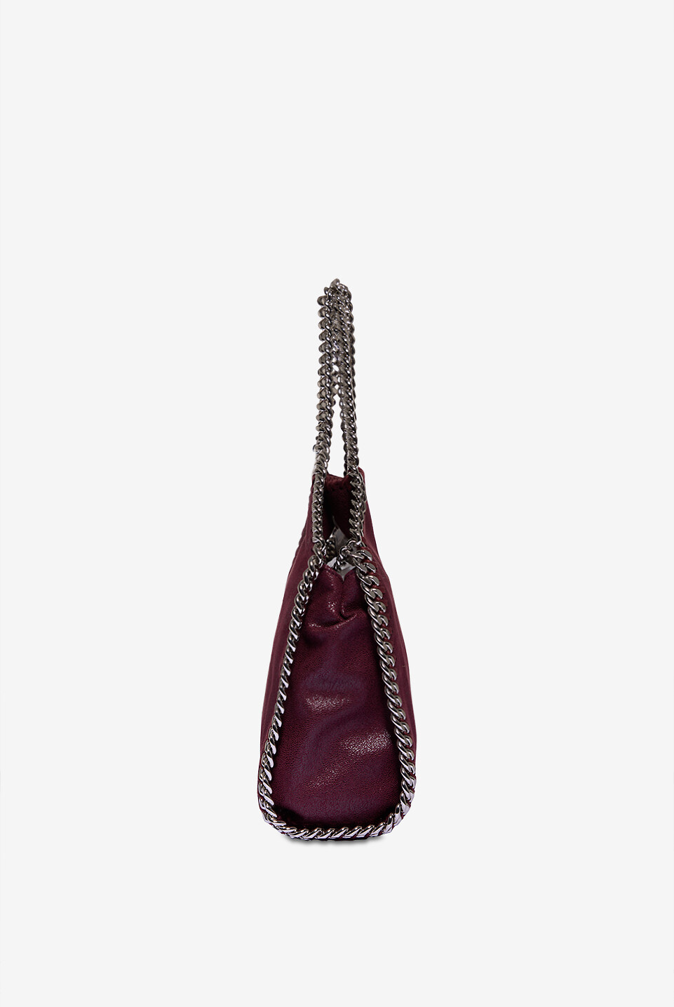 STELLA McCARTNEY Shopper aus Kunstwildleder Falabella Mini Damen DUNKELROT 4