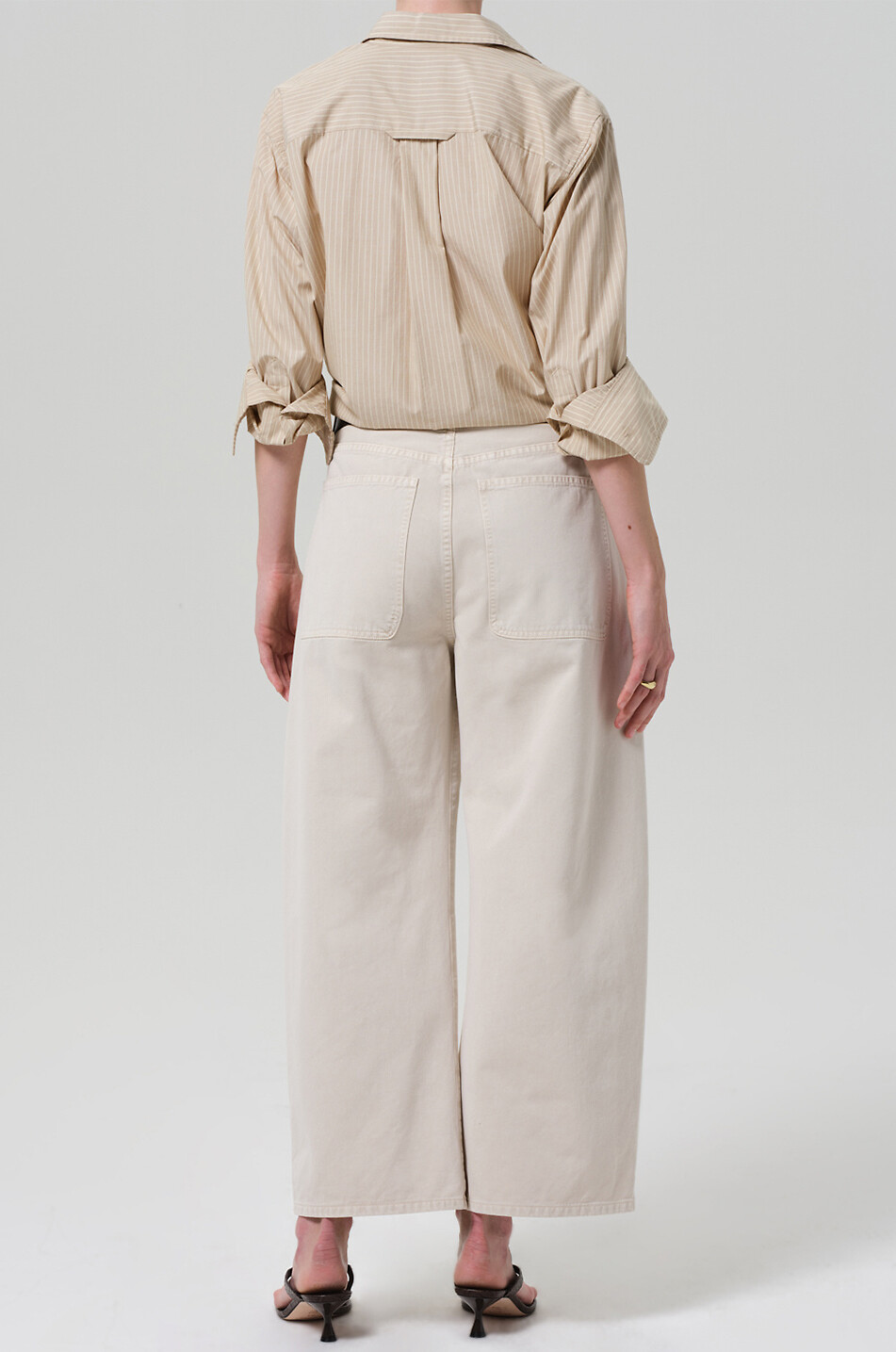 CITIZENS OF HUMANITY Ayla wide-leg jeans Women EGGSHELL 2