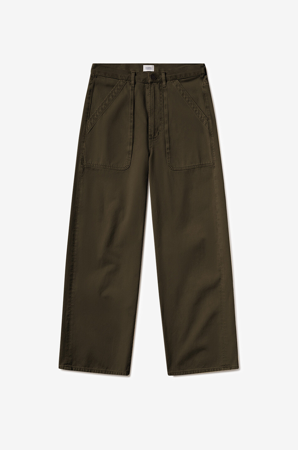 CITIZENS OF HUMANITY Ayla wide-leg jeans Women DARK GREEN 1