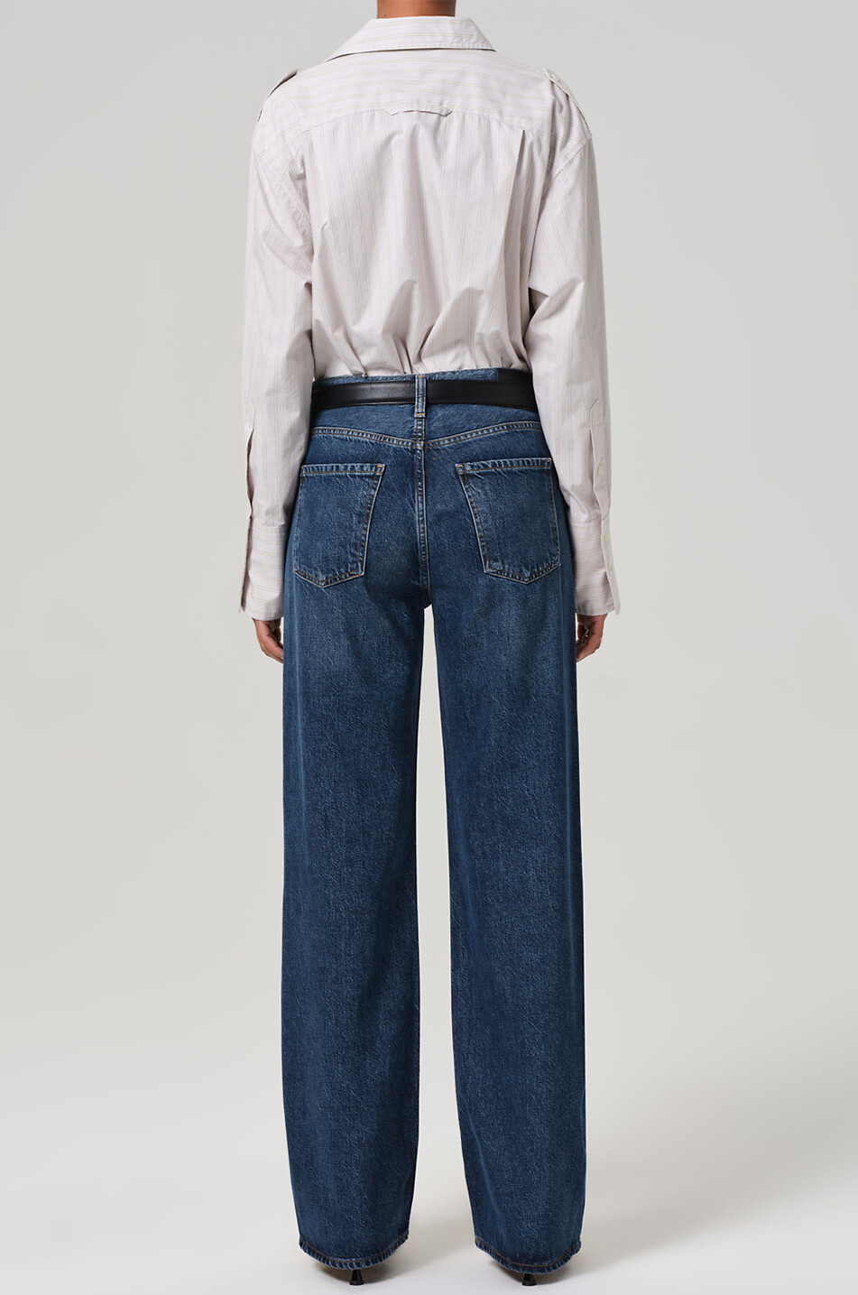 CITIZENS OF HUMANITY Annina high-rise wide-leg jeans Women DARK BLUE 4