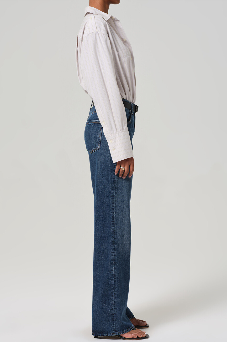 CITIZENS OF HUMANITY Annina high-rise wide-leg jeans Women DARK BLUE 6