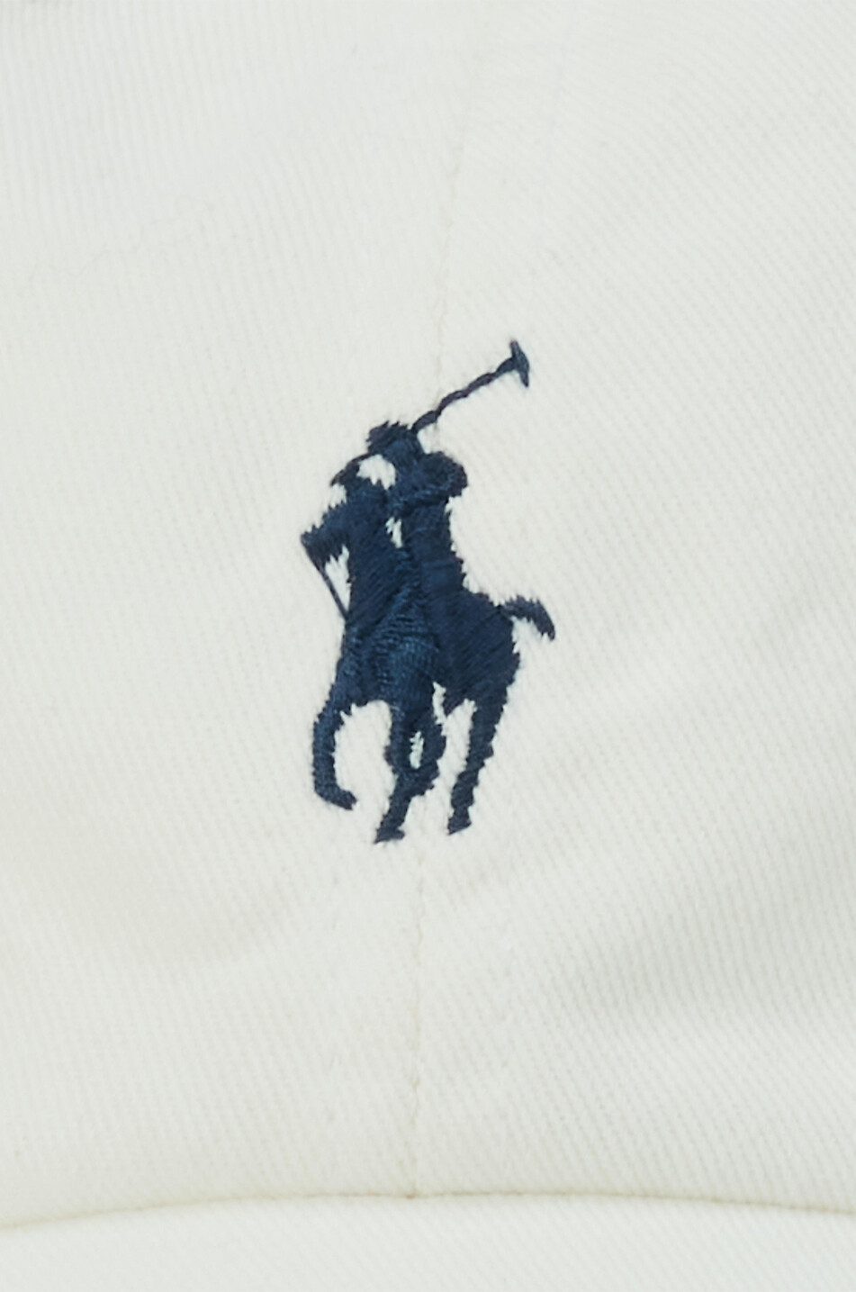 POLO RALPH LAUREN Pony chino cotton baseball cap Men WHITE 4