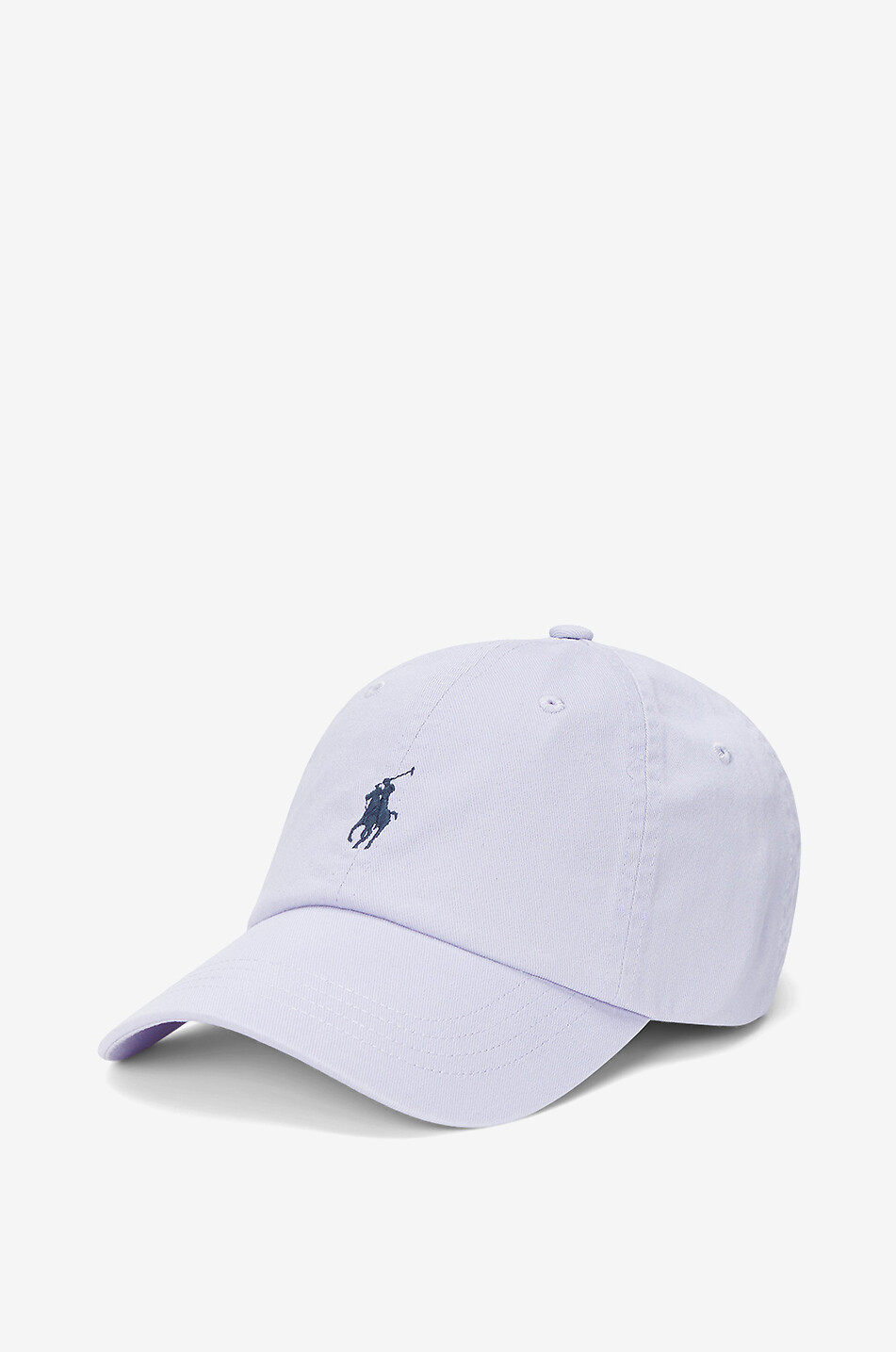 POLO RALPH LAUREN Pony chino cotton baseball cap Men LIGHT PURPLE 1