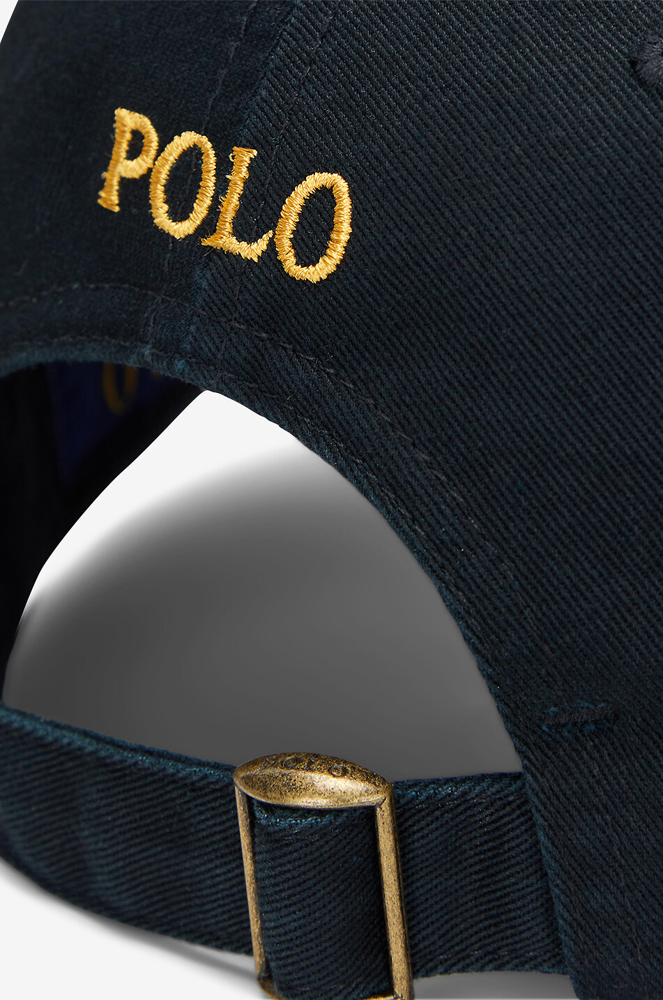 POLO RALPH LAUREN Pony twill baseball cap Men BLACK 3