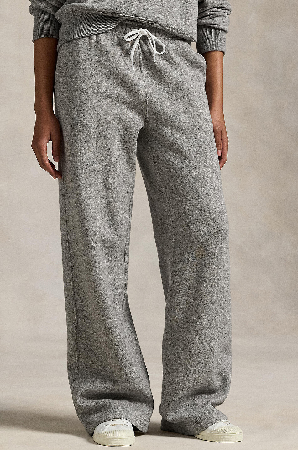 POLO RALPH LAUREN Pantalon de jogging large en molleton Pony Femme GRIS FONCÉ 2