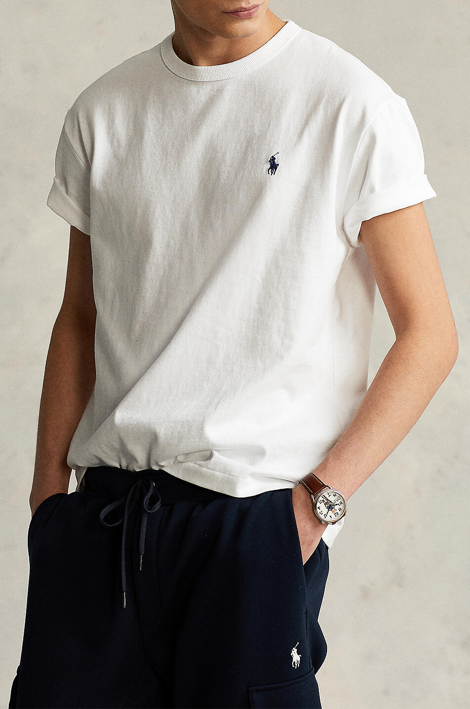 POLO RALPH LAUREN T-shirt à manches courtes Classic Heavyweight Pony Homme BLANC 2