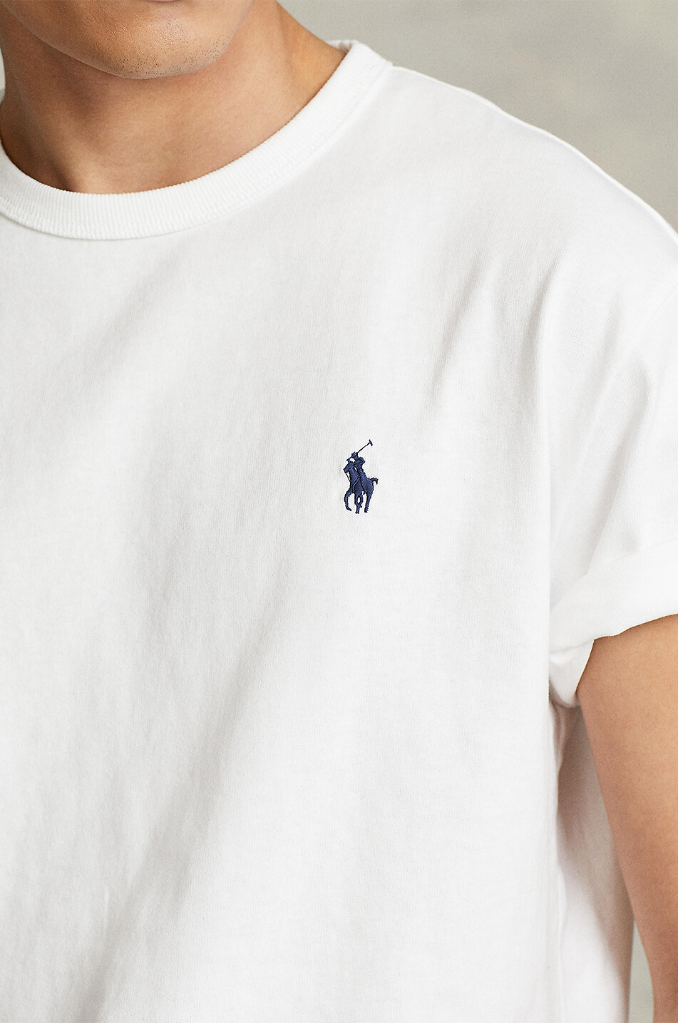 POLO RALPH LAUREN T-shirt à manches courtes Classic Heavyweight Pony Homme BLANC 5
