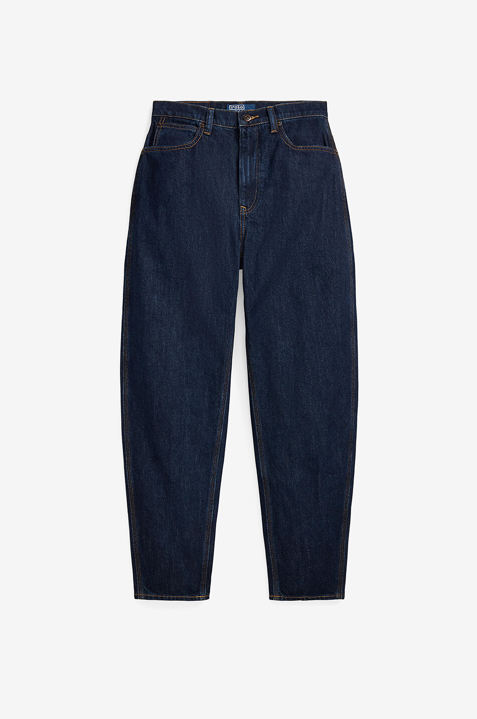 Dunkle Karottenjeans Curved Tapered Kelilah Wash