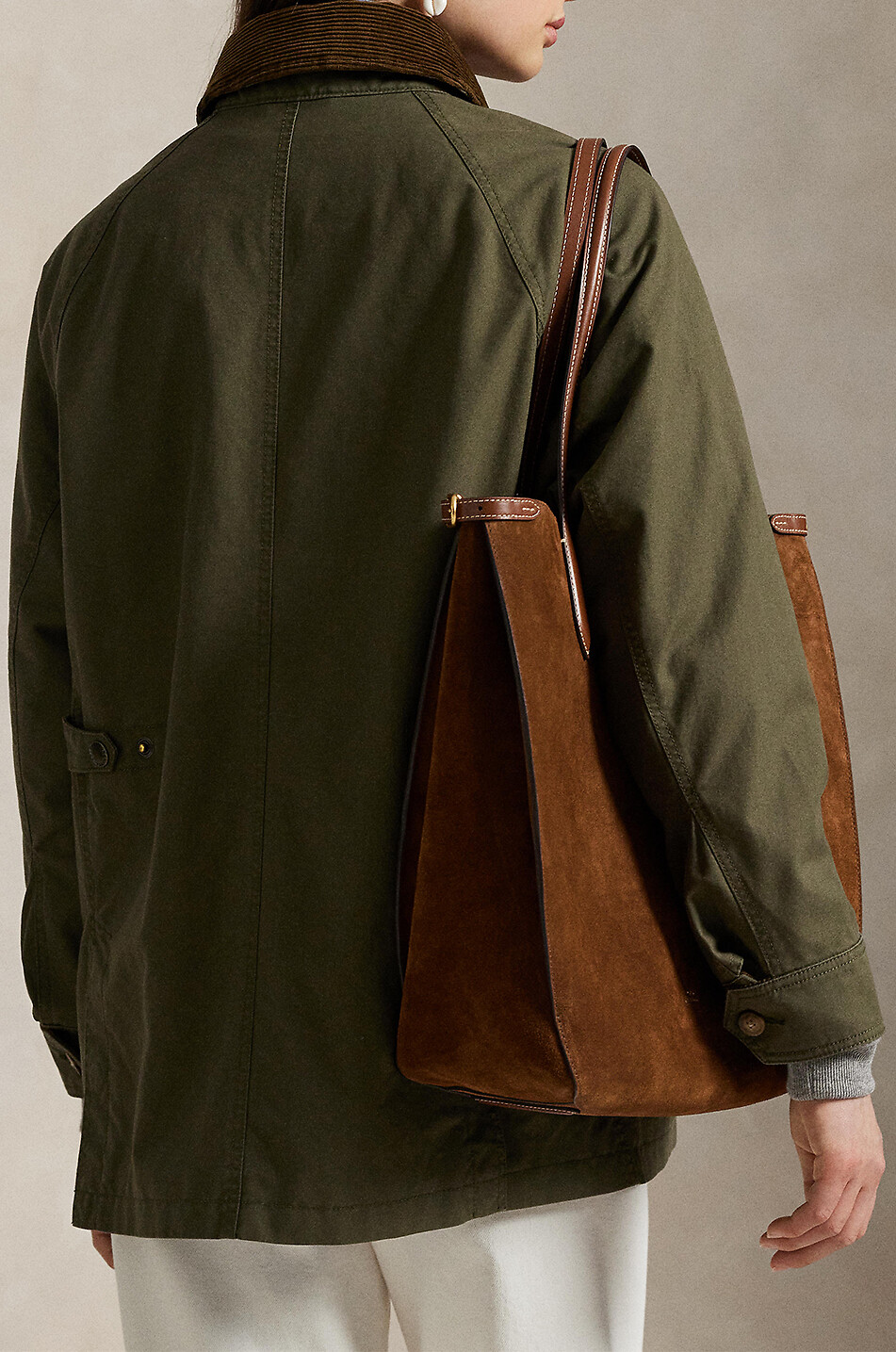 POLO RALPH LAUREN Leichter Baumwollcanvas-Parka Utility Damen KHAKI 3